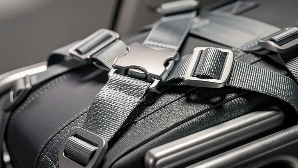 Vue macro de l'équipement médical spécialisé pour transport aérien